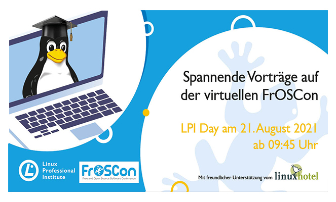 LPI Day auf der virtuellen FrOSCon 2021