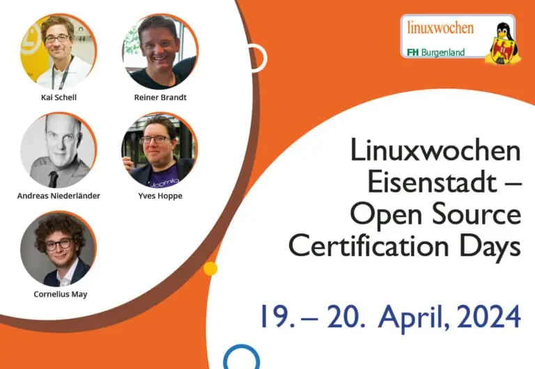 Open Source Certification Days auf der Linuxwoche in Eisenstadt